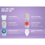 1590 - Carmen Facial Epilator & Brush Set - Image 4