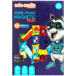 45 Magnetic Tiles and Marble Run Parts - Image 2