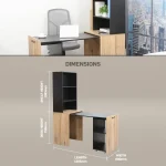 Adaptive Desk, With Bookshelf - Image 22