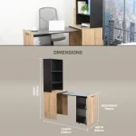 Adaptive Desk, With Bookshelf - Image 23