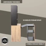 Adaptive Desk, With Bookshelf - Image 24