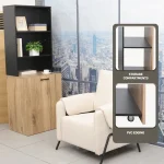 Adaptive Desk, With Bookshelf - Image 25