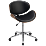 Amos Mid Back Office Chair - Black - Image 2