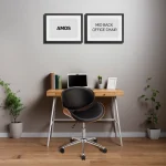 Amos Mid Back Office Chair - Black - Image 8