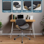 Amos Mid Back Office Chair - Grey - Image 11