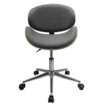 Amos Mid Back Office Chair - Grey - Image 5