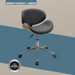Amos Mid Back Office Chair - Grey - Image 9