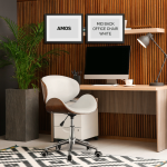 Amos Mid Back Office Chair - White - Image 12