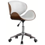Amos Mid Back Office Chair - White - Image 2