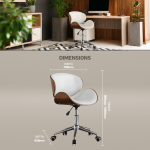 Amos Mid Back Office Chair - White - Image 8