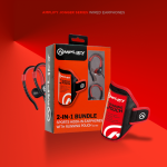 Amplify 2-IN-1 Bundle Jogger series earphones with pouch - Image 7