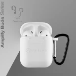 Amplify Buds Series True Wireless Earphones with Silicone Accessories - White - Image 3