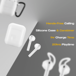 Amplify Buds Series True Wireless Earphones with Silicone Accessories - White - Image 4