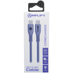 Amplify CoreCharge 1.2m USB-C to USB-C Cable - Lavender - Image 3