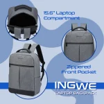 Amplify Ingwe 15.6"Laptop Backpack Black/Charcoal - Image 7