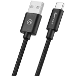Amplify Linked Series USB-A to Type-C Braided Cable 1.2m - Black - Image 2