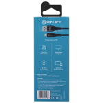 Amplify Linked Series USB to Lightning Braided Cable - Black 1m - Image 5