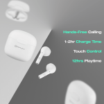 Amplify Note 3.0 Series TWS Earphones - White - Image 4