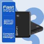 Amplify Spark 2 Series 5000 mAh Power Bank - Black - Image 3