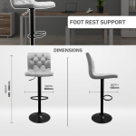 Bayer Large Barstool Grey with black base - Single - Image 12