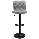 Bayer Large Barstool Grey with black base - Single - Image 4
