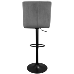 Bayer Large Barstool Grey with black base - Single - Image 6