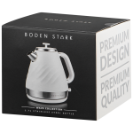 Boden Stark 1.7l Stainless Steel Kettle - White - Image 2