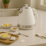 Boden Stark 1.7l Stainless Steel Kettle - White - Image 7