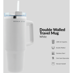 Boden Stark 1200ml Travel Mug - White - Image 13