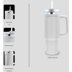 Boden Stark 1200ml Travel Mug - White - Image 14