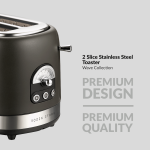 Boden Stark 2-Slice Stainless Steel Toaster - Image 4