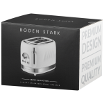 Boden Stark 2-Slice Stainless Steel Toaster - White - Image 2