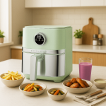 Boden Stark 5.0L Digital Air Fryer Green - Image 7