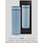 Boden Stark 650ml Double-Walled Flask - Blue - Image 5