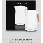Boden Stark Anson Collection 1.7l 2000w SS Kettle - White - Image 5