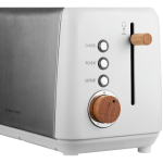 Boden Stark Anson Collection 2 Slice SS Toaster - White - Image 3