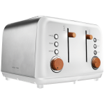 Boden Stark Anson Collection 4 Slice SS Toaster White - Image 2