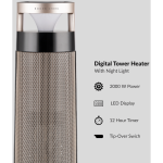 Boden Stark Tower Heater Night Light - Champagne - Image 3