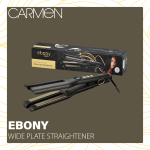 Carmen Ebony Wide Plate Straightener - Image 6