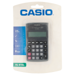 Casio HL 815 Pocket Calculator - Black - Image 3