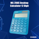 Casio MS-20UC - Desktop calculator 12 Digit - Blue - Image 3