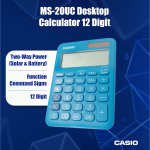 Casio MS-20UC - Desktop calculator 12 Digit - Blue - Image 5