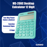 Casio MS-20UC - Desktop calculator 12 Digit - Green - Image 5
