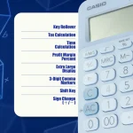 Casio MS-20UC - Desktop Calculator 12-Digit - Light Blue - Image 6