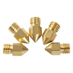 Creality M6 0.4mm Brass Nozzle - Big Head - 5 Pcs - Image 3