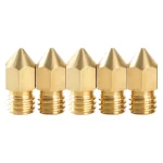 Creality M6 0.4mm Brass Nozzle - Big Head - 5 Pcs - Image 4