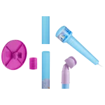 Disney Frozen Auxiliary Star Karaoke Microphone Stand with Colourful Lights - Image 2