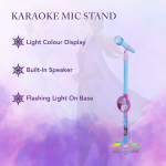 Disney Frozen Auxiliary Star Karaoke Microphone Stand with Colourful Lights - Image 5