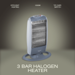 Elektra 3 Bar Halogen Heater - Image 3