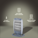 Elektra 3 Bar Halogen Heater - Image 4